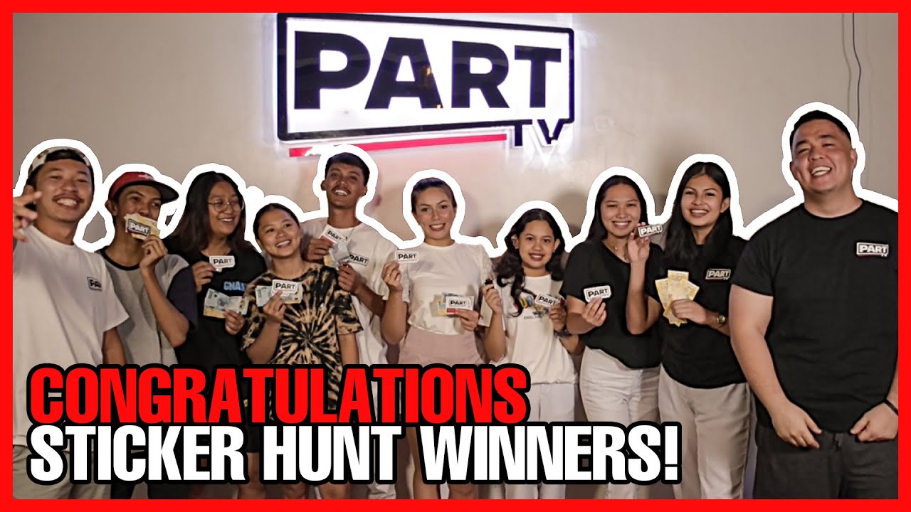 FIRST STICKER HUNT WINNERS! LETS GO! YouTube