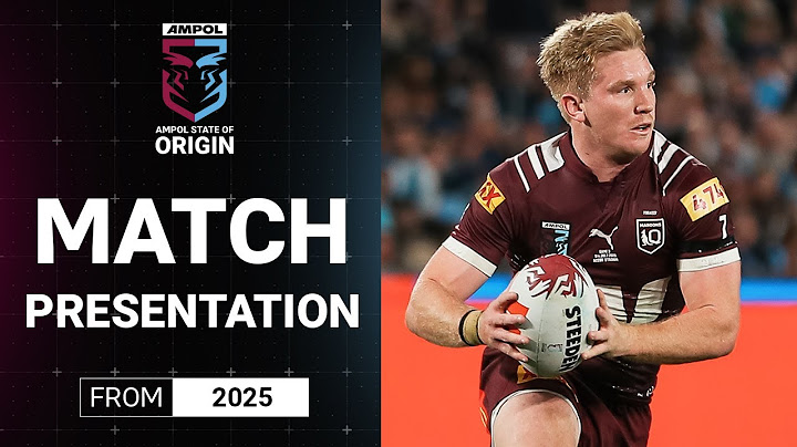 2025 State of Origin | Post Match Presentation | Trophy Lift