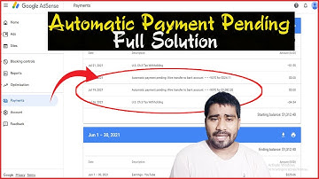 Automatic Payment Pending Google Adsense - Full SOLUTION | Adsense Payment Withholding Us Tax| HINDI
