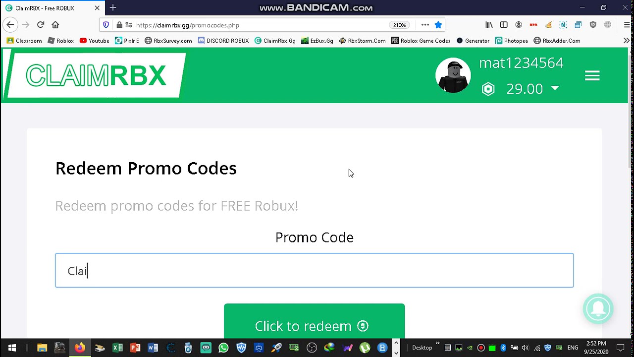 Claimrbx Gg Working Promocode 9 25 2020 Youtube - claimrbx com free robux