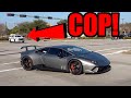 MUSCLE CARS and SUPERCARS Send It in FRONT of COPS!