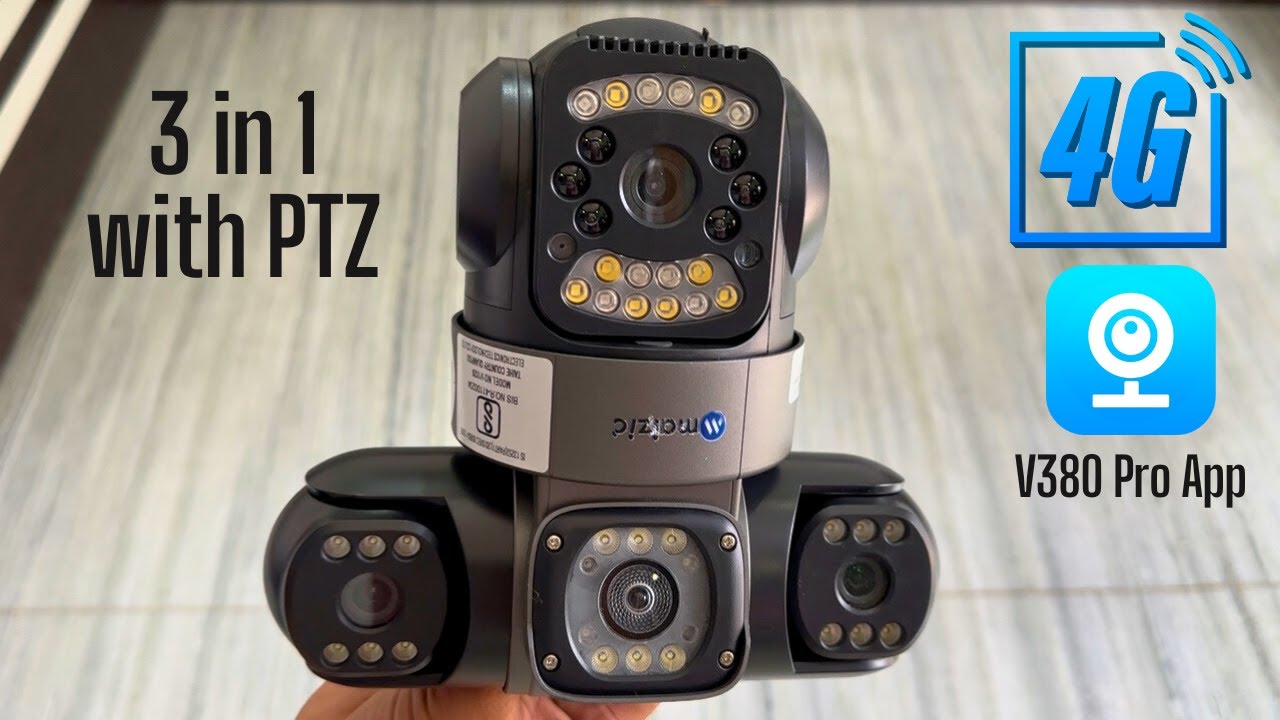 Maizic smarthome batman black 3 in 1 4g cctv camera | Best 360 camera with sim card  