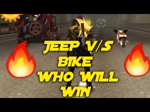 FREE FIRE BIKE VS JEEP🏍🏎 RACING BATTLE😎😋 - YouTube