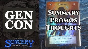 Sorcery TCG News - August 27th, 2023: Summary, Thoughts, and Feedback of Gen Con