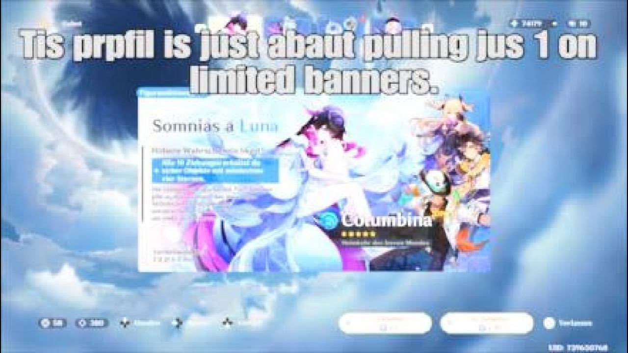 I neded 4 years to get a limited 5 star character in Genshin Impact!