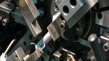CNC spring machine at work.Have you seen it?CNC Machinery