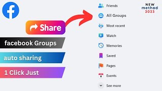 How to Share Post in all Facebook Groups at one click | post all Fb Groups At once Click 2023