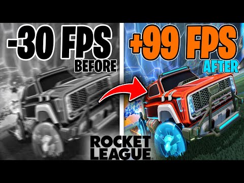 HOW TO GET More FPS On ROCKET LEAGUE Low End PC | Lag Fix | Windows 11