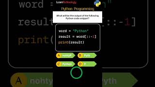 What will be the output of the following python code? #pythontutorial #pythonprogramming
