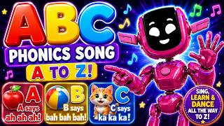 ABC Phonics Song with Ruby the Robot | Alphabet Phonic Song for Kids | Teach Children Letter Sounds