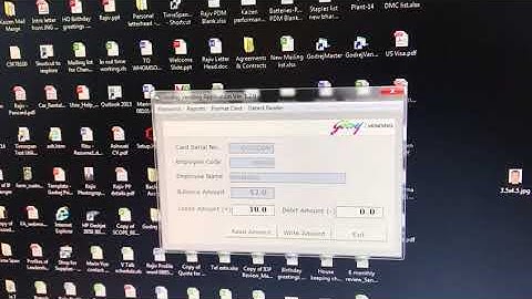 Smart Card Recharge Demo - Godrej Vending Machine