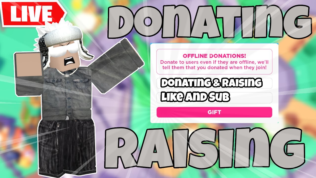 🔴 Pls Donate Live Spin The Wheel 🔴 Raising And Donating Robux - YouTube