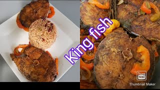 king fish Jamaican style / the best  king fish recipe