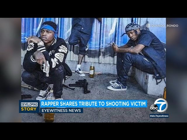 Rapper Quando Rondo mourns loss of friend shot to death at gas station near  Beverly Center