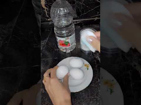 КАК УБРАТЬ ФАБРИЧНУЮ ПЕЧАТЬ С ЯИЦ перед их окрашиванием? 🤔Легко!👌