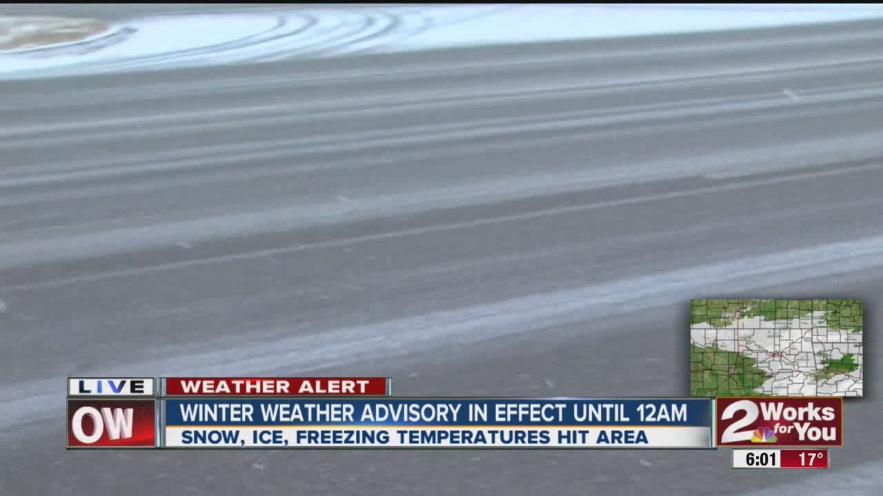 Winter Weather Advisory In Effect - YouTube