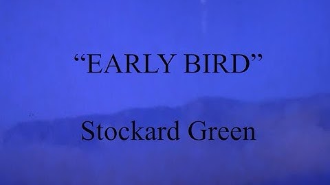 Early Bird - Stockard Green (Official Music Video)