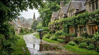 Relaxing Rainy Day in England ✨ Beautiful Asthall Village Nature Walk 4K