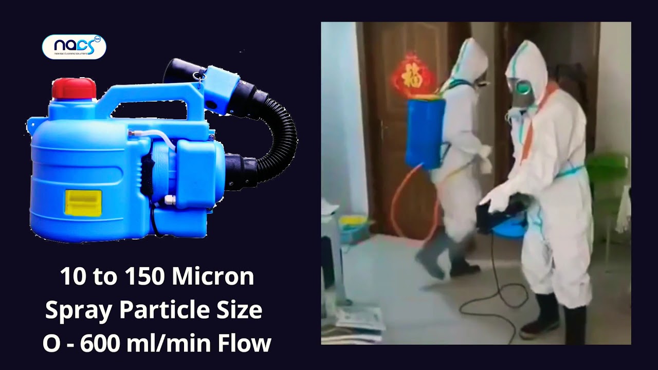 Sanitizer Machine for disinfection of indoors Cold Fogger Mist Sprayer