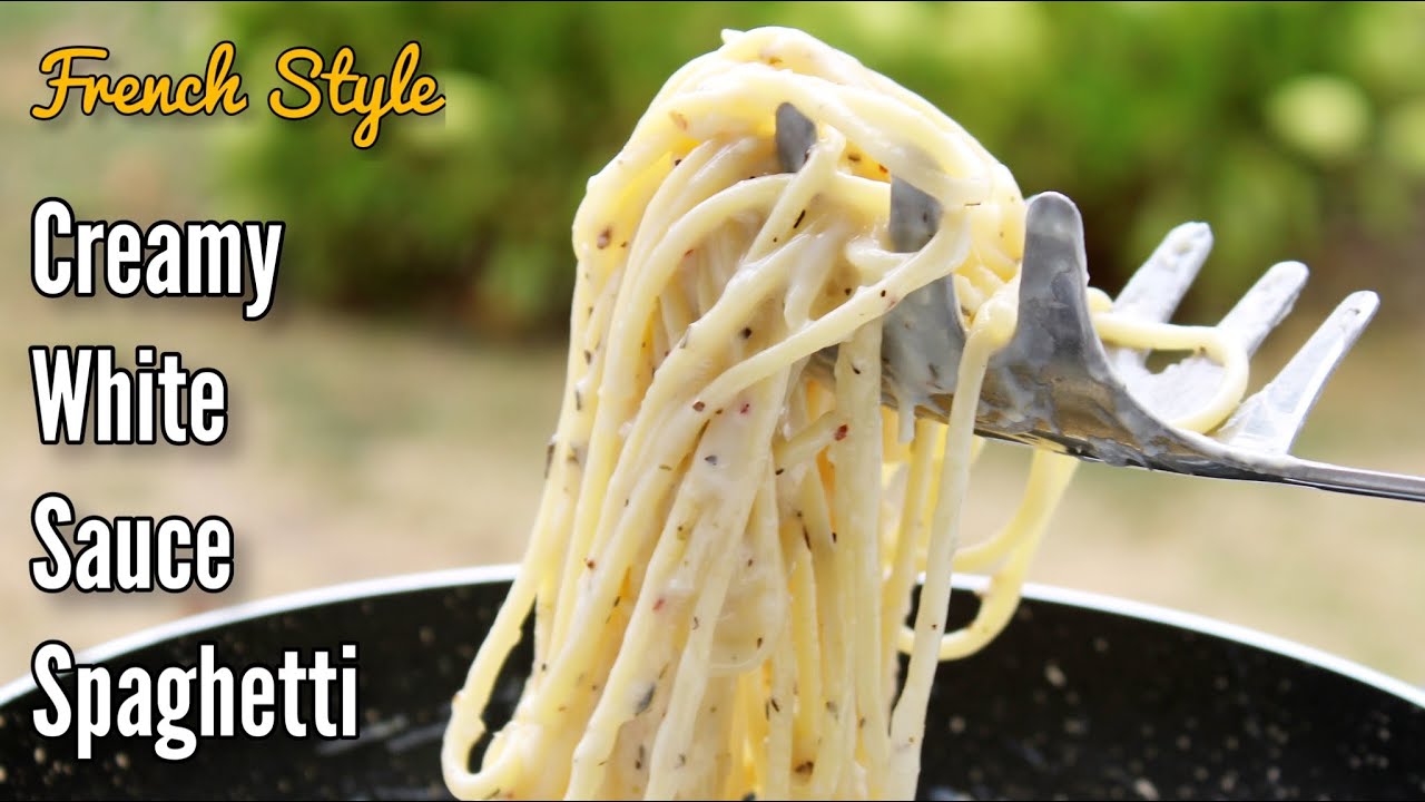 Spaghetti Recipe | White Sauce spaghetti recipe | White sauce pasta with mushroom & broccoli