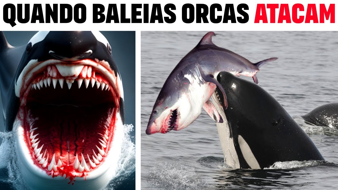É Por Isso Que ORCAS São Chamadas de BALEIAS ASSASSINAS - YouTube