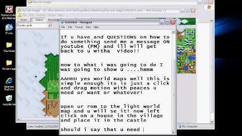 Hyrule magic tutorial World map editing