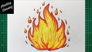 How to Draw a Fire Flames