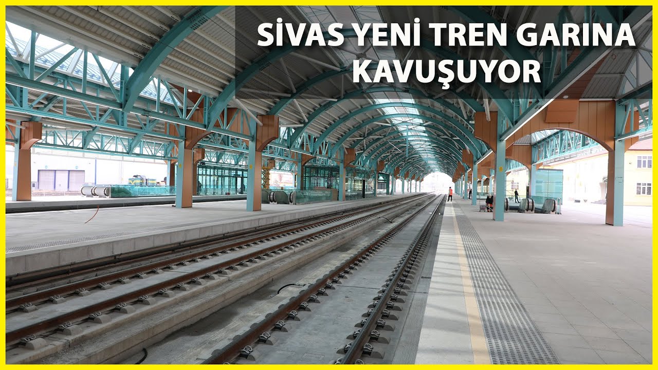 Sivas YHT Garı Yolcu Kabulüne Hazır