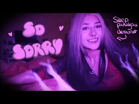 ASMR - Sleep paralysis demon apologizes & tries to put you back to sleep (french accent / lofi)