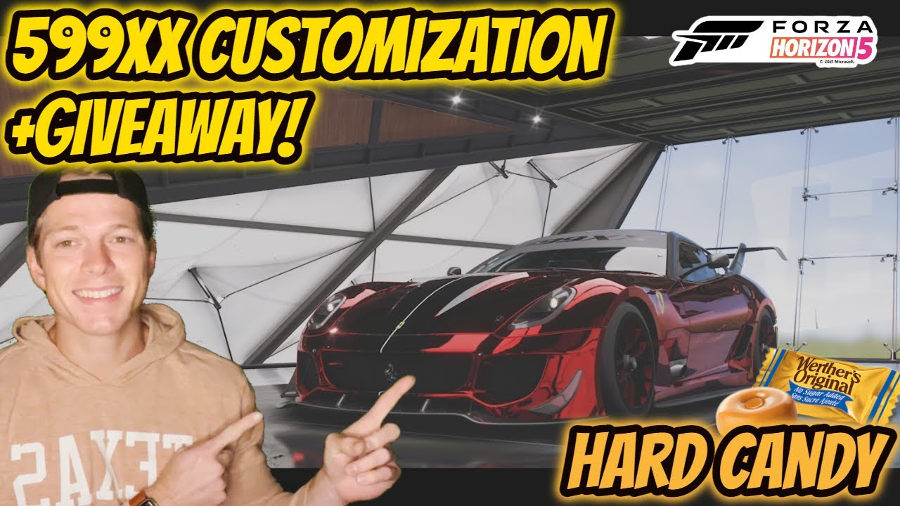 ASMR Gaming: Forza Horizon 5 | Ferrari 599XX Evo Customization & Giveaway! - Hard Candy & Whispering