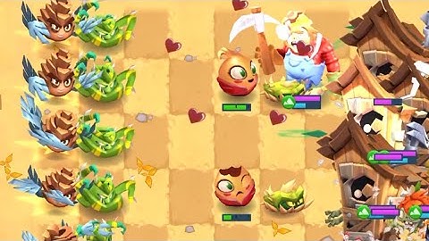 Pine Needler + Blockbuster + Random Plants - PVZ3