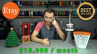How I Design Best Selling 3D Printed Products ($10,000/Month on Etsy)  Full Tutorial