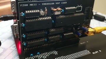 New Z80 minicomputer - VDP TMS9918A board