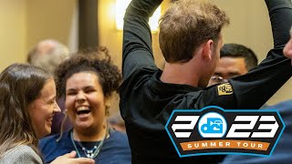 More than 40 DCI drum majors gathered in Indy to kick off #DCI2023