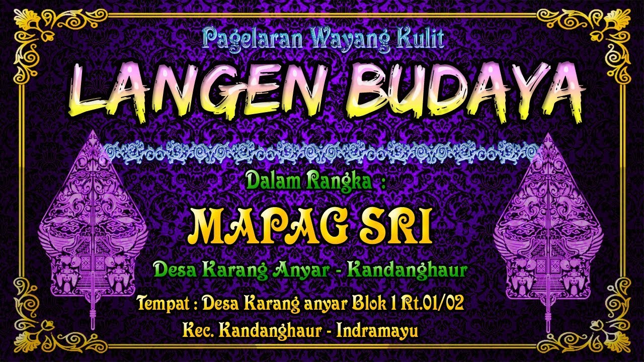 Live LANGEN BUDAYA | Acara 
