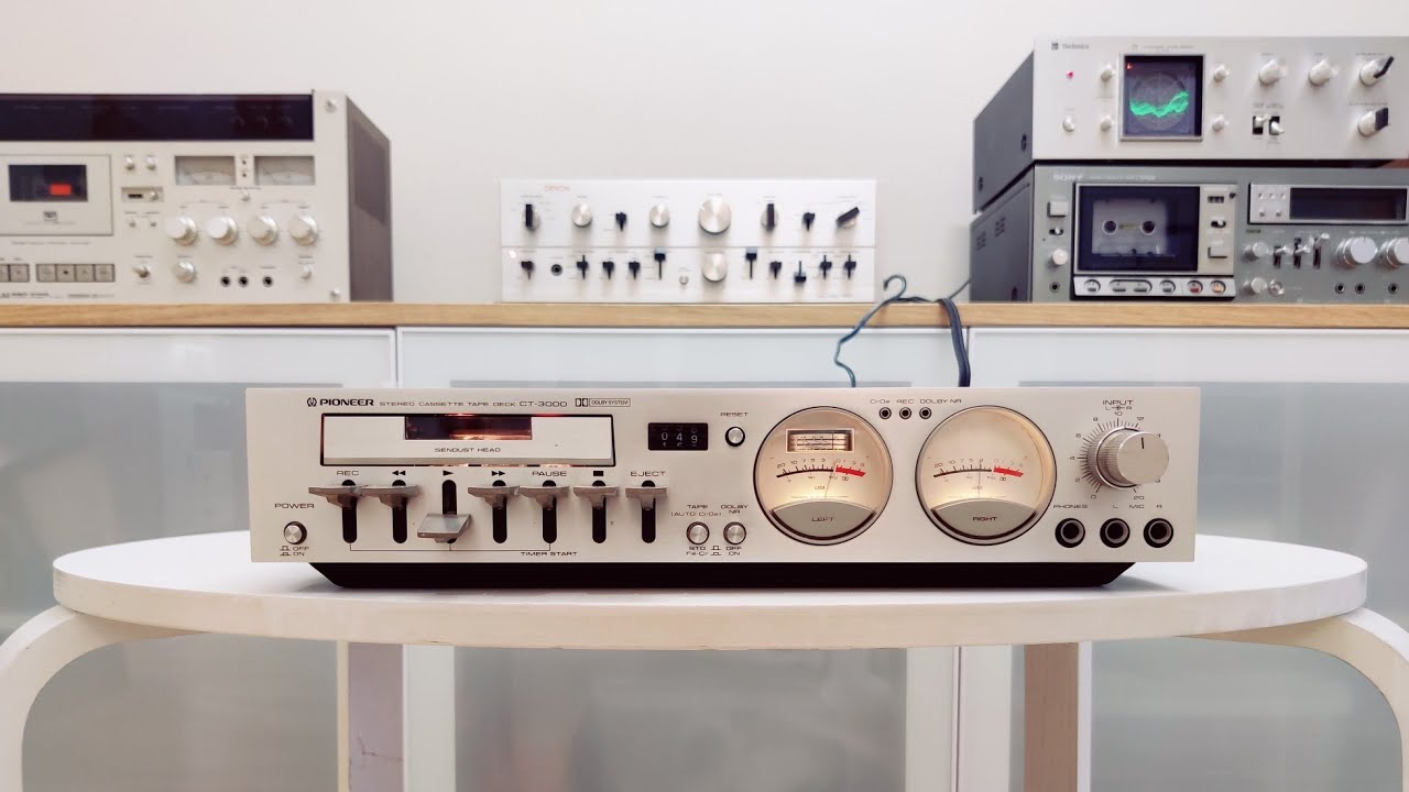 PIONNER CT 3000 🔜☑️ Cassette Tapedeck year 1️⃣9️⃣7️⃣9️⃣🔛1️⃣9️⃣8️⃣1️⃣
