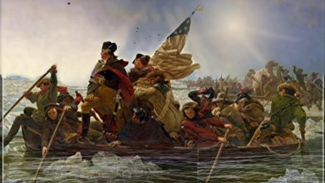 Washington Crossing The Delaware Animation Youtube