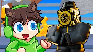 SPRAWDZAM NOWY MITYK LARGE CLOCKMAN w TOILET TOWER DEFENSE w ROBLOX (CLOCKMAN UPDATE)