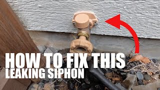 How to Replace a Woodford Model 17 Vacuum Breaker on a leaking water spigot