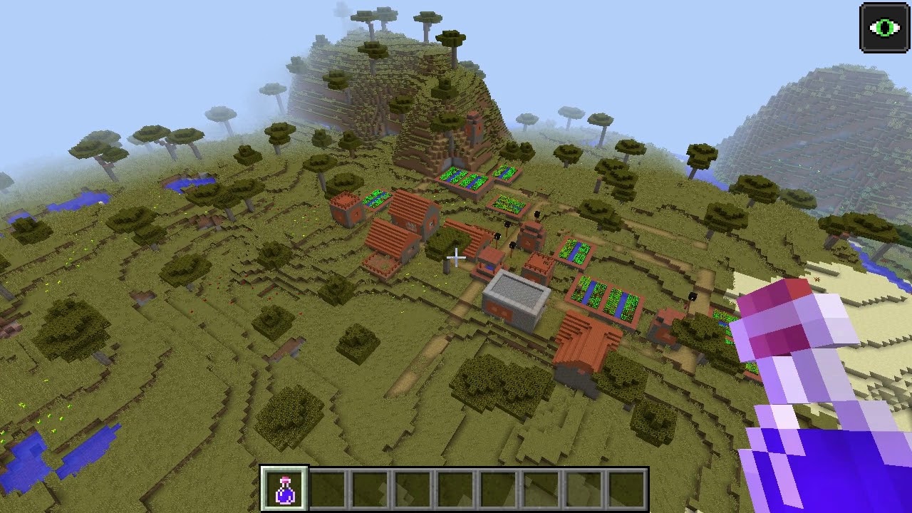 Minecraft 1 12 2 Seed 009 Triple Savanna Village And Desert Temple At Spawn Youtube