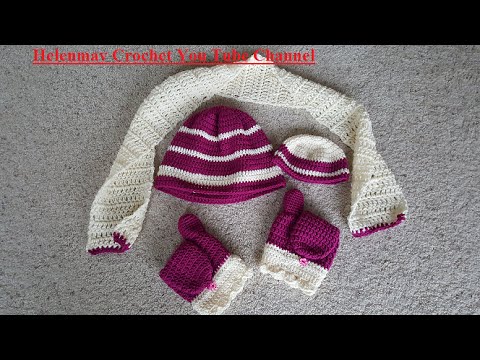 Video Baby Mittens And Hat Set