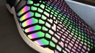 adidas ZX Flux Xenopeltis Snake Reflective - YouTube