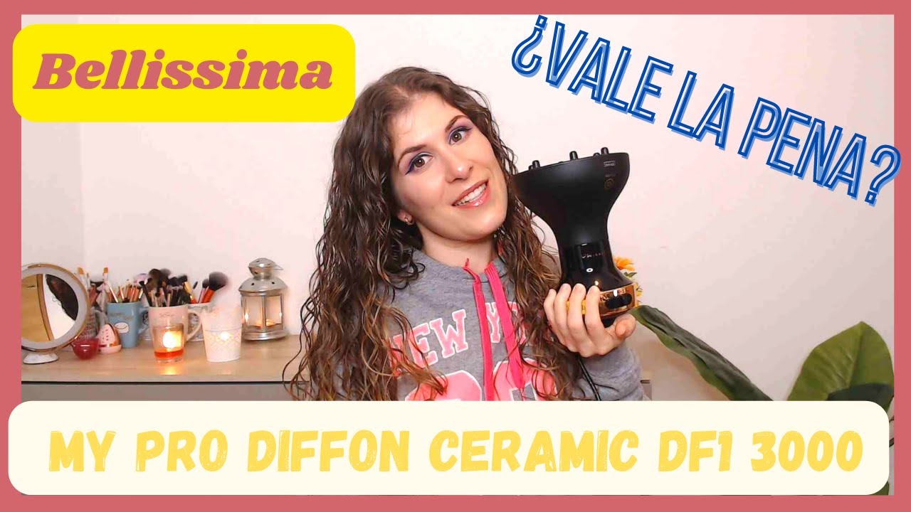 Secador Difusor Bellissima My Pro Diffon Ceramic DF1 3000 para pelo rizado  ¿Merece la pena? 