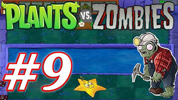 Plants vs. Zombies - Gameplay Walkthrough Part 9 - World 4 (60FPS)