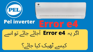 PEL Inverter AC E4 Error | How to Finish Error E4