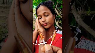 Kind mother So cute - 🙂what will happen if you close your eyes and eat worm candy challenge#p8937