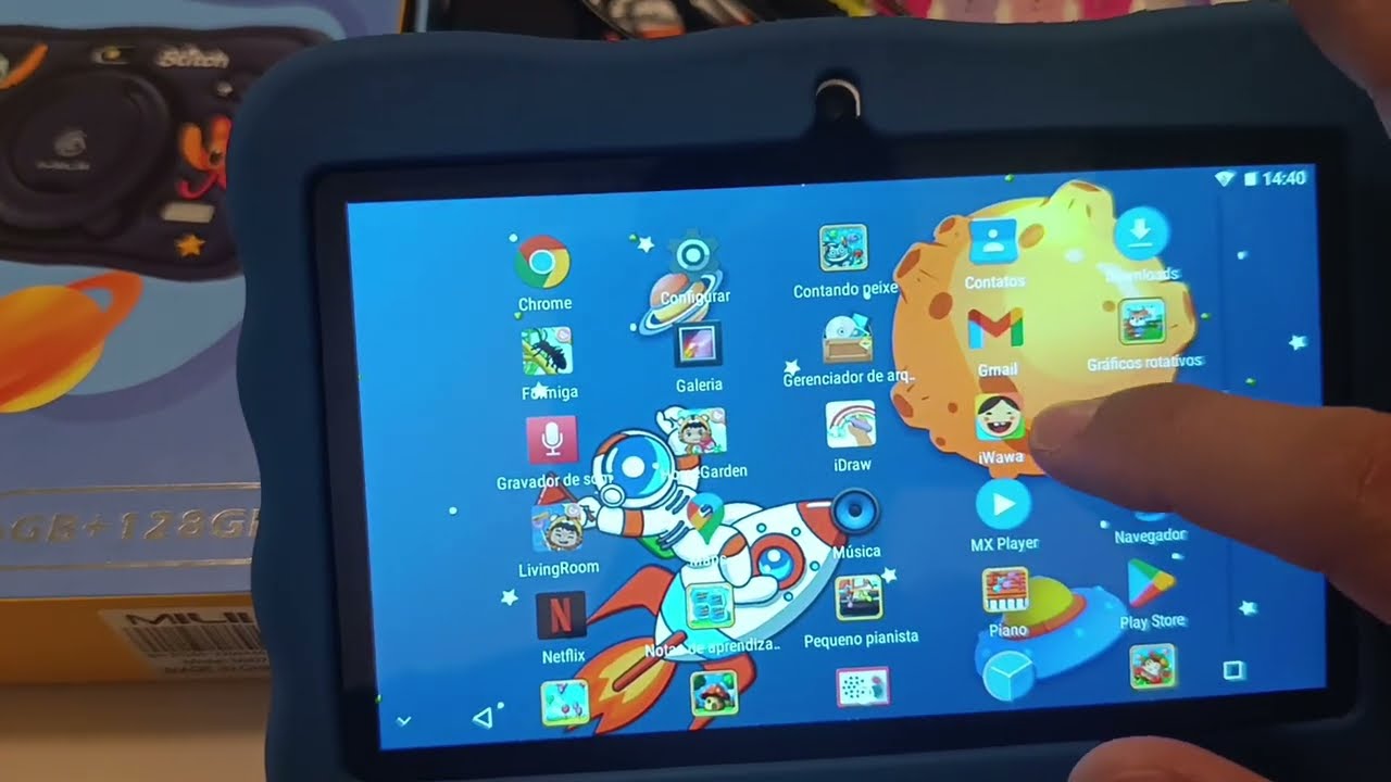O famoso Tablet do Stitch? Testando Controle Parental