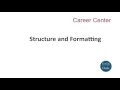 Resume Structure