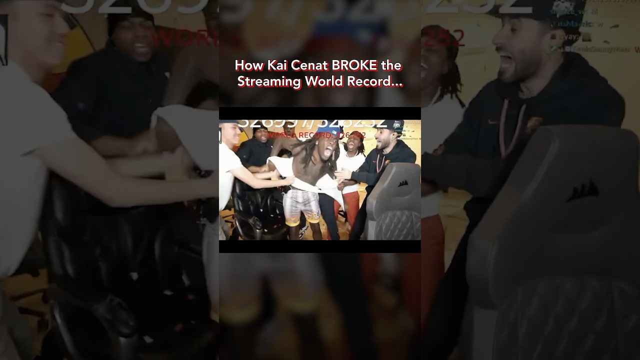 How Kai Cenat BROKE the Streaming World Record 🥳🔥