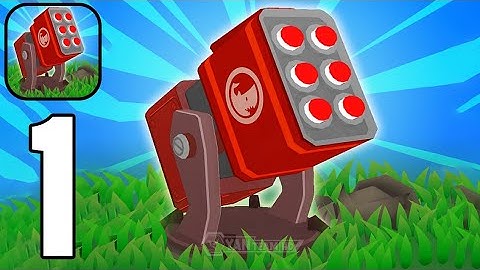 Turret Fusion Idle Clicker - Gameplay Walkthrough Part 1 Create defensive towers (Android,iOS)